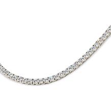 Radiance by Absolute™ 17" 26.25ctw Round Stone Tennis Necklace