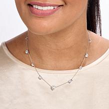 Radiance by Absolute™ 18" 9.93ctw Multi-Cut Dangle Necklace