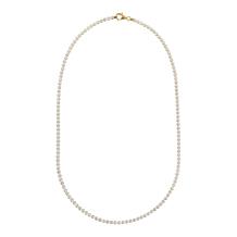 Radiance by Absolute™ 18" Sterling Silver Round Stone Tennis Necklace