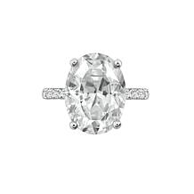 Radiance by Absolute™ 19.29ctw Oval Solitaire Engagement Ring
