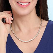 Radiance by Absolute™ 20" 4mm Round Magnetic Clasp Tennis Necklace