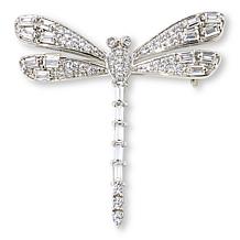 Radiance by Absolute™ 2.40ctw Simulated Diamond Dragonfly Pin/Pendant 