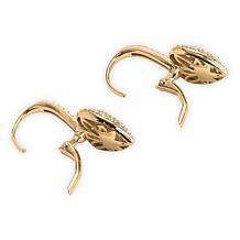 Radiance by Absolute™ 3.14ctw Pavé Heart Drop Earrings