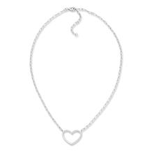 Radiance by Absolute™ .33ctw Pavé Open Shape Paperclip Chain Necklace