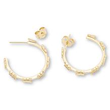 Radiance by Absolute™ .33ctw Simulated Diamond Butterfly Hoop Earrings