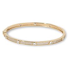 Radiance by Absolute™ Pavé Hinged Bangle Bracelet