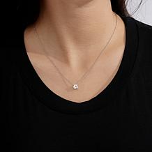 Radiance by Absolute™ 4.77ctw Round Slide Pendant Necklace & Earrings