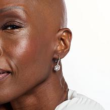 Radiance by Absolute™ 5.25ctw 7mm Round Halo Leverback Earrings