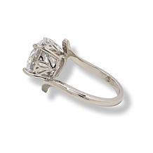 Radiance by Absolute™ 8.70ct Round Solitaire Bypass Ring