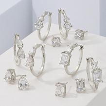 Radiance by Absolute™ Emerald-Cut Duet Earring Set