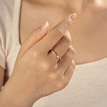 Radiance by Absolute™ Gold-Plated Pavé Twist Ring