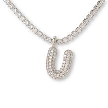 Radiance by Absolute™ Initial Tennis Necklace - Silvertone