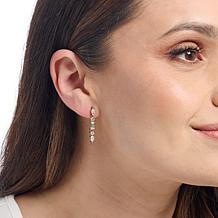 Radiance by Absolute™ Multi Shape CZ Sterling Silver Drop Earrings