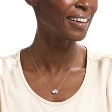 Radiance by Absolute™ Multi Stone Oval Pendant Necklace