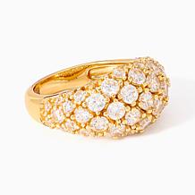 Radiance by Absolute Pave Dome Ring, Sterling Silver