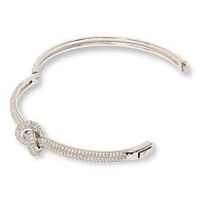 Radiance by Absolute™ Pave Knot Bangle Bracelet