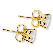 Radiance by Absolute™ Sterling Silver 9mm Heart Stud Earrings