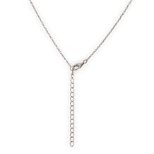 Radiance by Absolute™ Sterling Silver Heart Halo Bolo Chain Necklace
