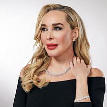 Radiance by Absolute™ x Marysol Patton 19.83ctw Pear-Cut Stud Earrings