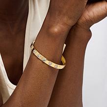 Radiance by Absolute™ x Marysol Patton Cushion Stone Bangle Bracelet