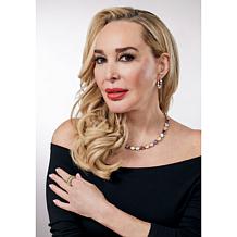 Radiance by Absolute™ x Marysol Patton Green Pear Cut Eternity Ring