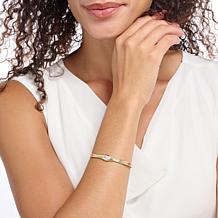 Radiance Elongated Stone Bangle