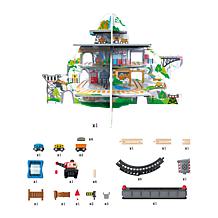 Railway Mighty Mountain Train Set- Multi-Level Play with Accessories