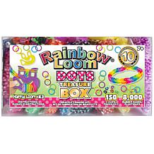 Rainbow Loom Dots Rubber Band Treasure Box Edition, 8k Rubber Bands
