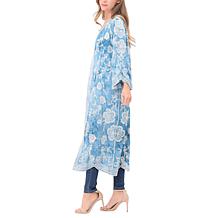 Raj Emery Embroidered Duster
