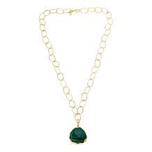 Rarities 24" Gemstone Gold-Plated Link Necklace