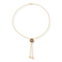 Rarities Champagne Diamond Bolo Adjustable Necklace