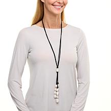 Rarities Cultured Freshwater Pearl Y-Drop Tassel 32" Necklace