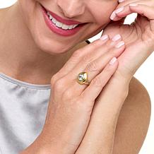 Rarities Diamond-Accented Pear-Shaped Gemstone Ring