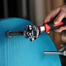 Rarities Gold-Plated White Topaz and Rutilated Quartz Drop Earrings