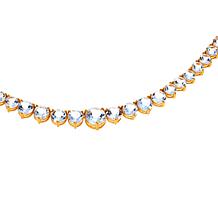 Rarities Gold-Plated White Topaz Necklace