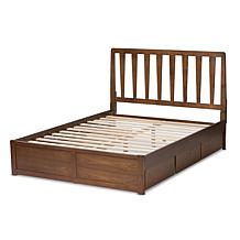 Raurey Queen Size Storage Platform Bed