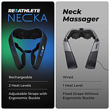 ReAthlete Necka Rechargeable Neck & Shoulder Massager with Heat