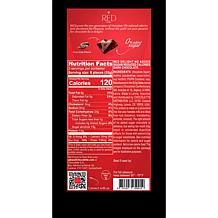 RED Chocolate 12-count 3.5oz Dark Chocolate Bars with Stocking