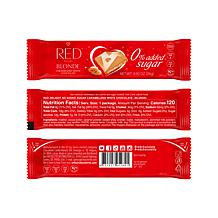 RED Chocolate 24ct Blonde Chocolate Bars with Plush Bear and Card