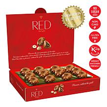 RED Chocolate European Crafted 4pk Hazelnut Truffle Boxes - Ships 12/1