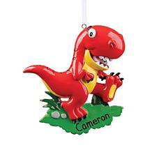 Red Dinosaur Personalized Ornament