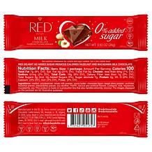 RED Grab & Go 24-pk Milk/Macadamia Hazelnut Bars w/Gift Box 