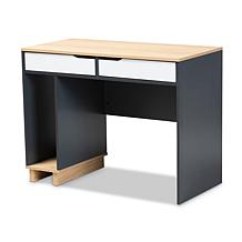 Reed 2-Drawer Multicolor Wood Computer Desk