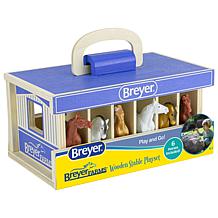 Reeves Farms 1:32 Scale Wooden Stable Playset