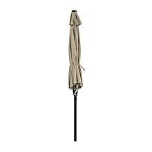 Reflection 9' OneClick Gen2 Tan Patio Market Umbrella
