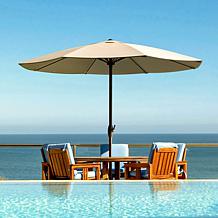 Reflection 9' OneClick Gen2 Tan Patio Market Umbrella