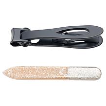 Regine Beauty Nail Clipper and Nano Laser Etched File Nail Care Kit