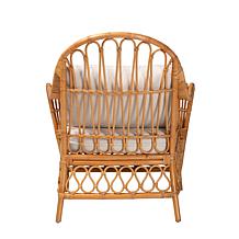 Reina Natural Rattan Arm Chair 30.3"W x 31.1"D x 37.4"H