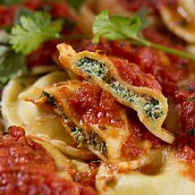 Relli's 24-count Spinach & Roasted Garlic Ravioli with 2-pack Sauce