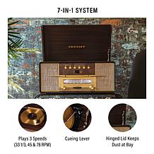 Rhapsody 7-In1 Entertainment Center - Mahogany